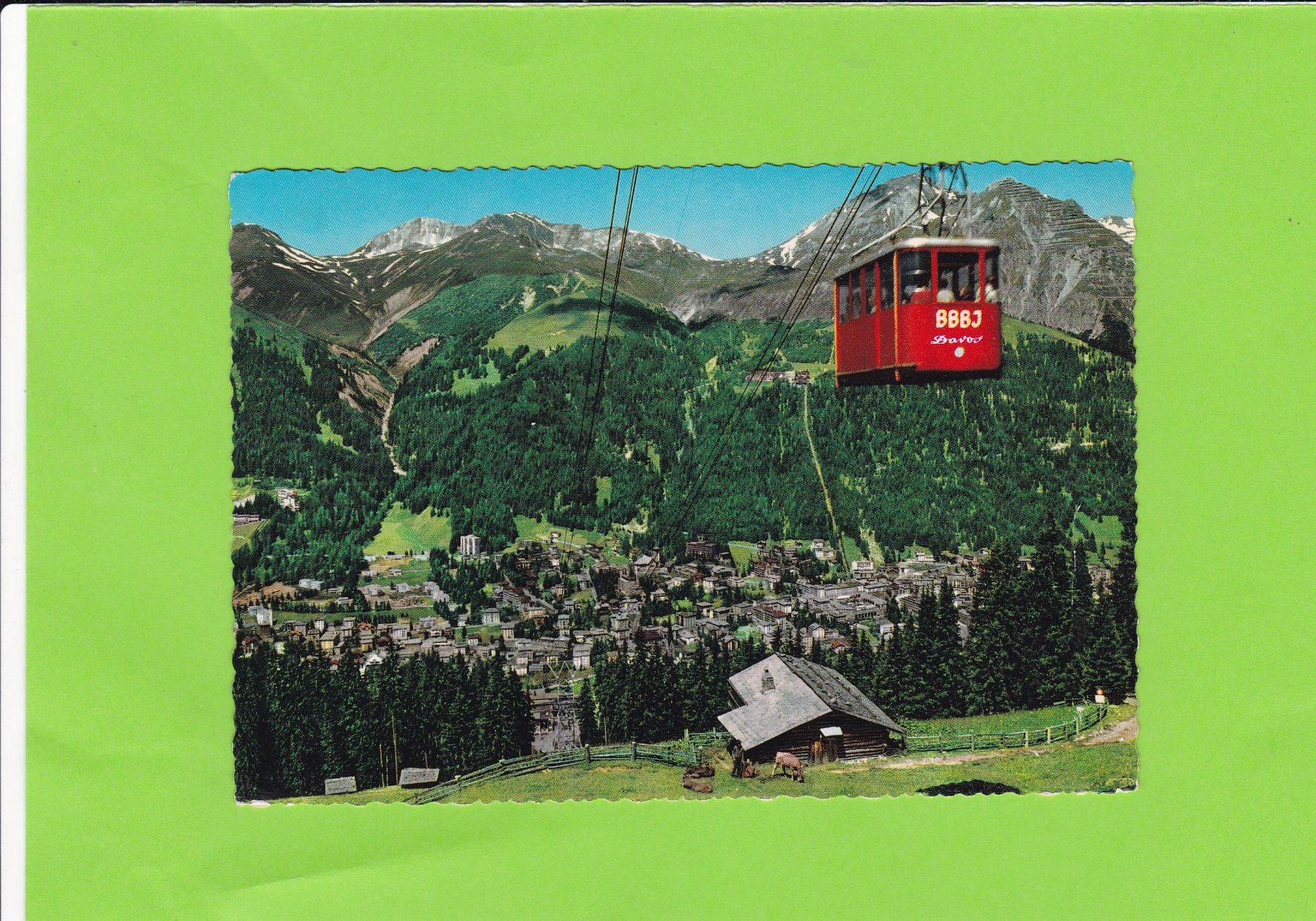 Cartoline postali: Davos-Luftseilbahn – Usato da St. Peterzell venduto da neckertal