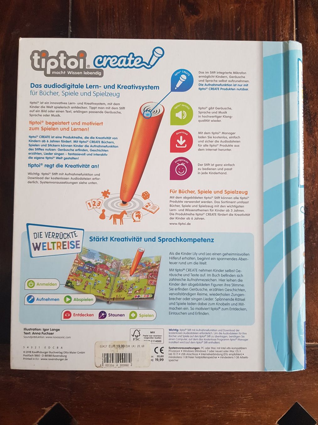 Ravensburger Giochi: TIPTOI/ DIE VERRÜCKTE WELTREISE – Usato da Root venduto da LifestyleAccessoires 1