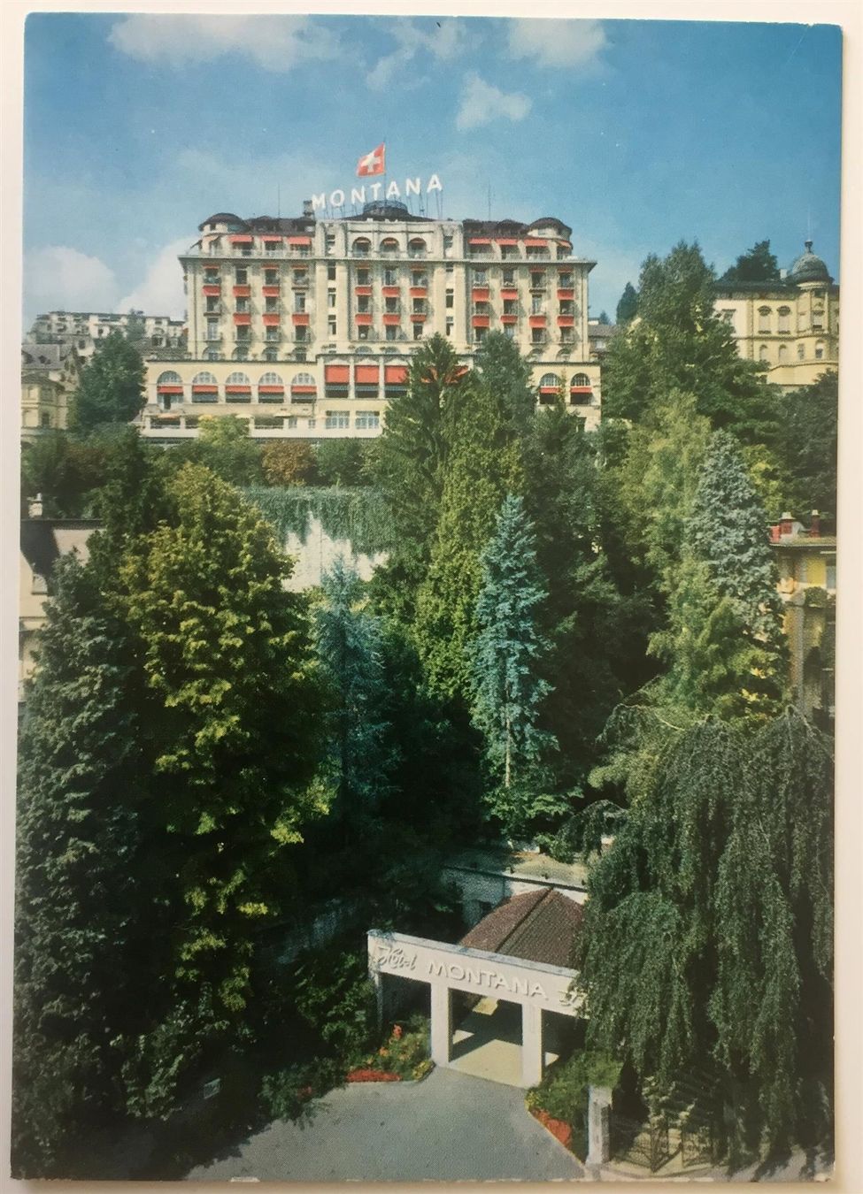 Cartoline postali: LUZERN Hotel Montana – Nuovo (secondo la descrizione) da Jona venduto da philajona