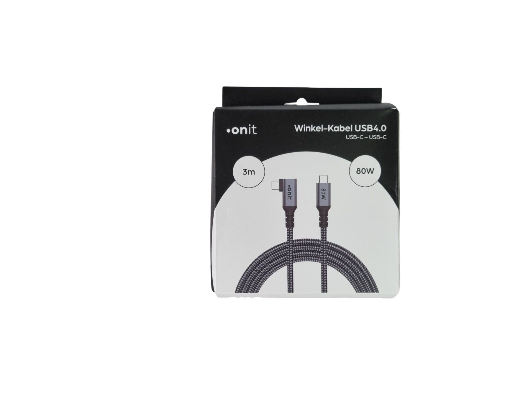 Kabel: ONIT Winkel-Kabel USB-C 3m – Neu (gemäss Beschreibung) aus Wangen b. Olten von Restwert_Wangen