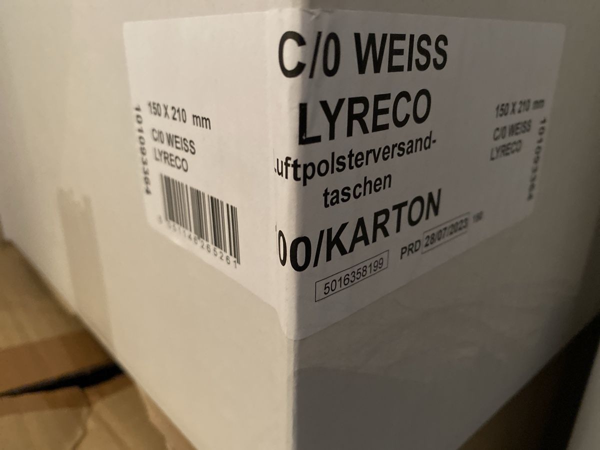 Buste & buste per spedizione: 96 Luftpolsterversandtaschen Couverts  – Nuovo (secondo la descrizione) da Hägglingen venduto da Karin0802 6