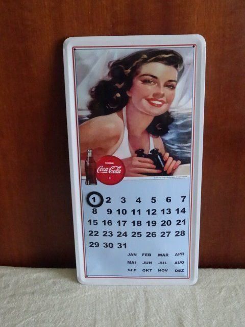 Nostalgischer Blech Coca-Cola Kalender  Kaufen auf Ricardo