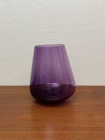 Moderne Swiss Design Glas Vase N. Kerl Glasvase mundgeblasen