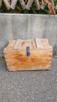 Holzkiste Truhe mit Metallverschluss Holz Kiste Vintage