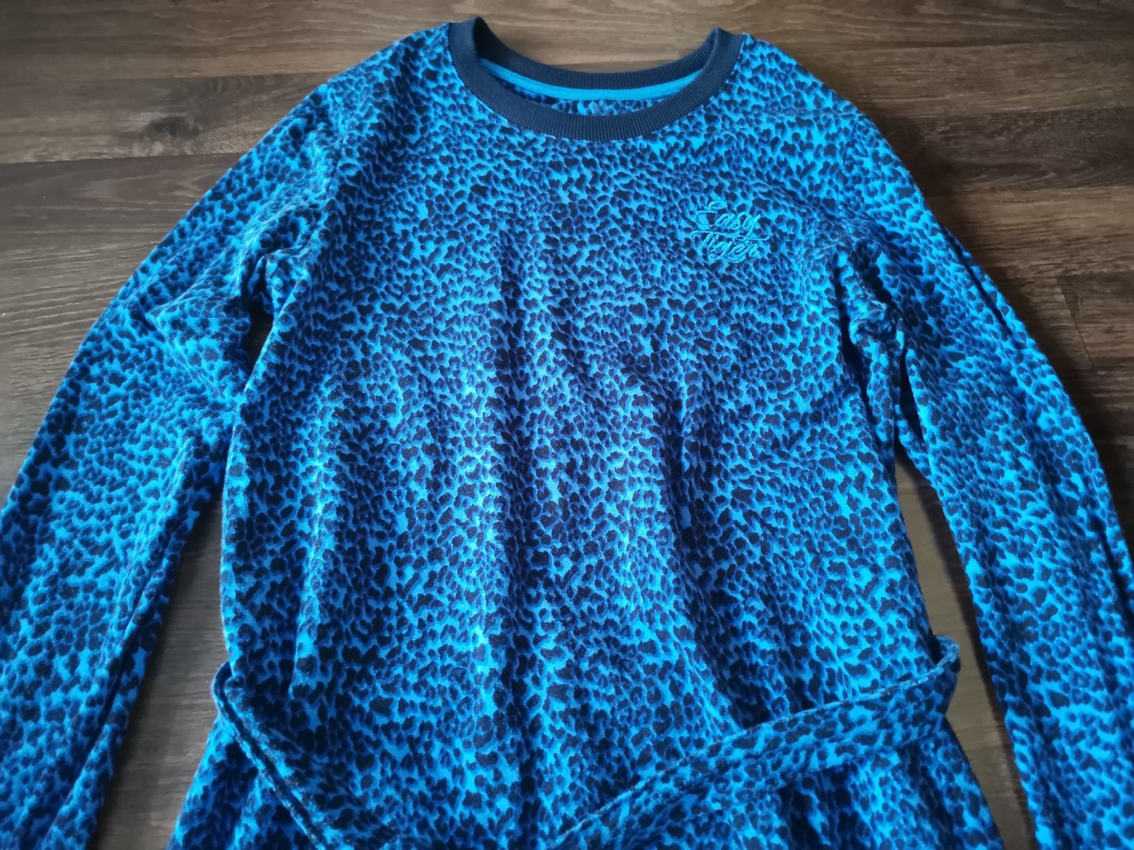 Kleider & Röcke: Kleid, Easy Tiger, 158 - 164, blau getigert – Gebraucht aus Oftringen von januarloch 2