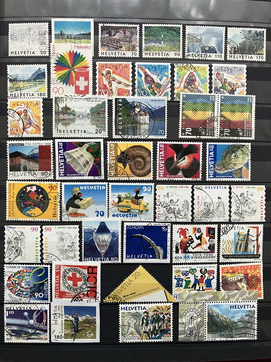 Tutti i francobolli: Schweiz CH 1994-2000 5s – Usato da Cham venduto da Diablo1232 3