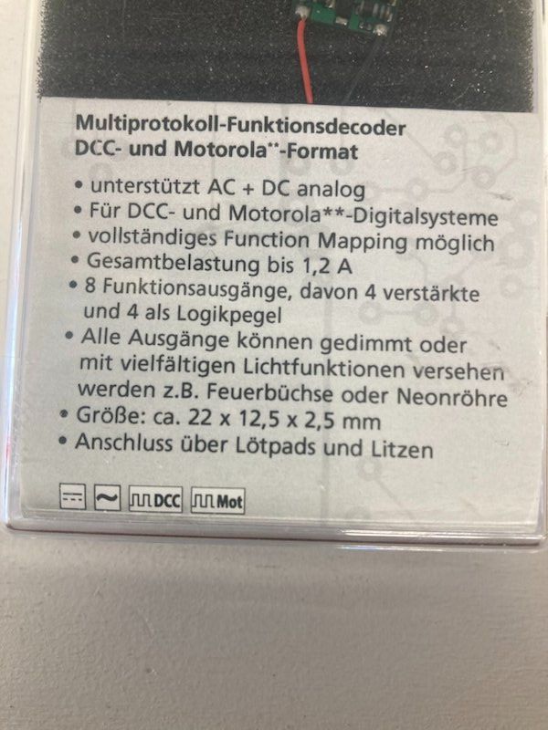 Piko Modellini di ferrovie: Piko H0 56126 Multiprotokoll Funktionsdecoder in OVP – Nuovo e nell'imballaggio originale da Büsserach venduto da ModellbahnDepot 2