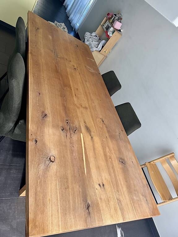 Tavoli: Massiver Eichen-Esstisch 240 cm | Rustikal Zeitlos – Usato da Jona venduto da Betty010 2