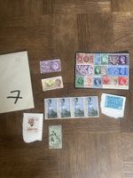 Antike Briefmarken Sammlung Grossbritannien, Frankreich