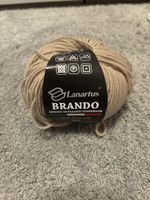Lanartus Brando Merino Wolle beige 100% Schurwolle neu