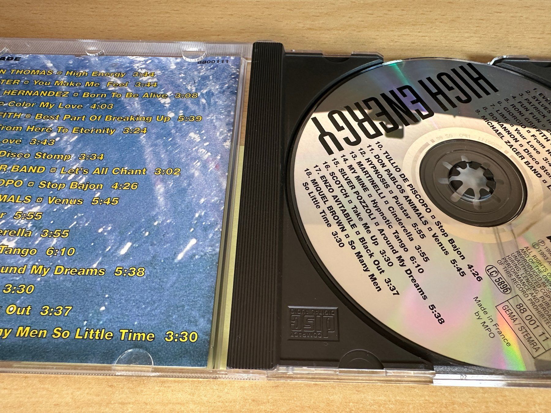 CD: Various – High Energy – Usato da Rikon im Tösstal venduto da Alpenmutz 2