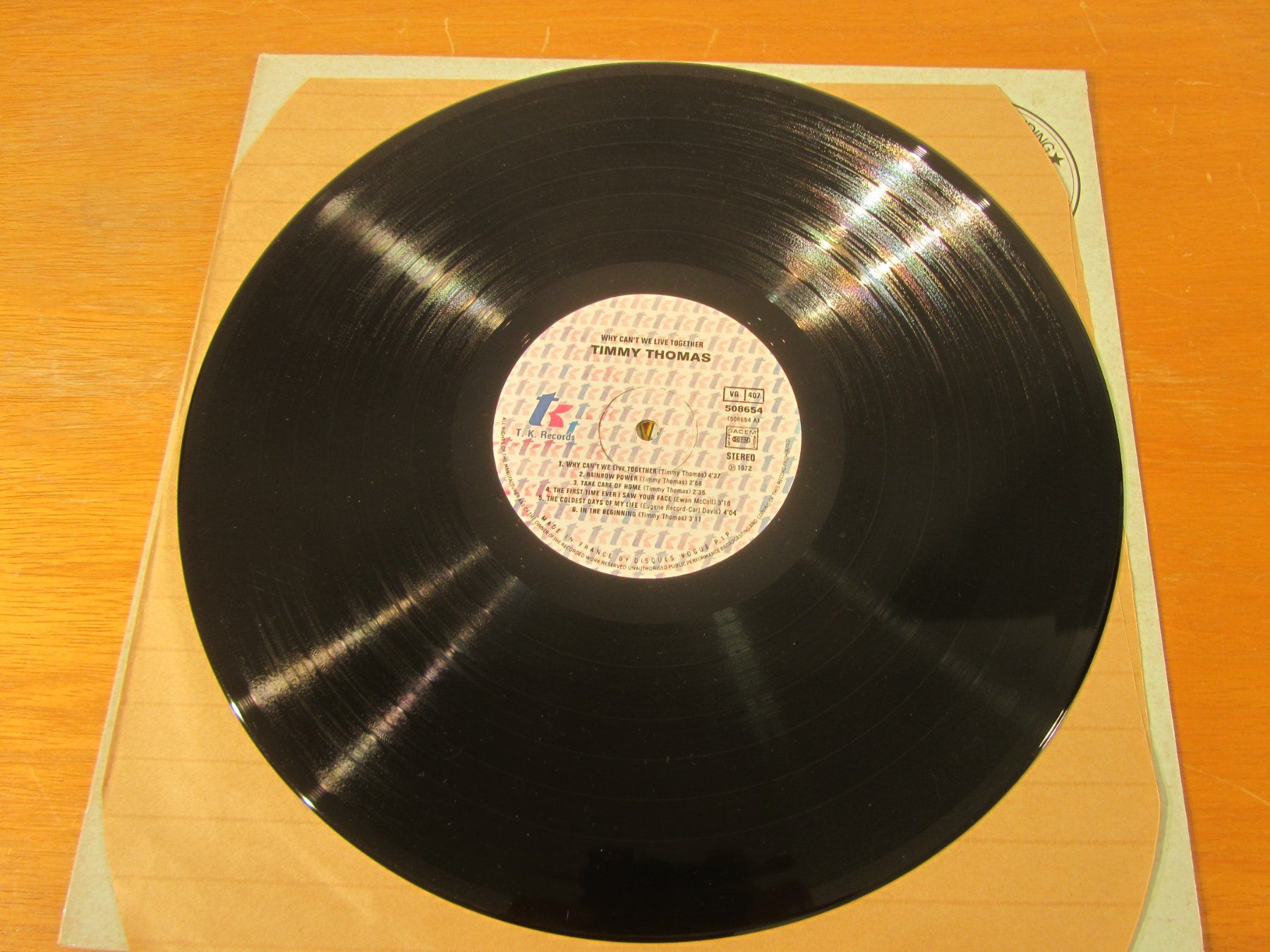 Dischi in vinile: TIMMY THOMAS: Why Can`t We Live Together – Usato da Seengen venduto da mikelele 3