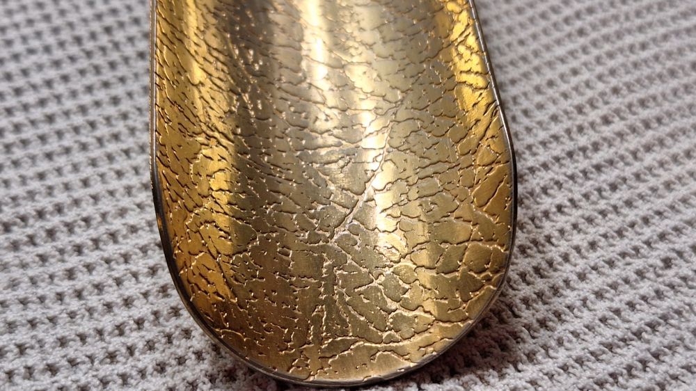 Vintage Schuhlöffel PERK swiss Made Metall 50cm (Gebraucht) in