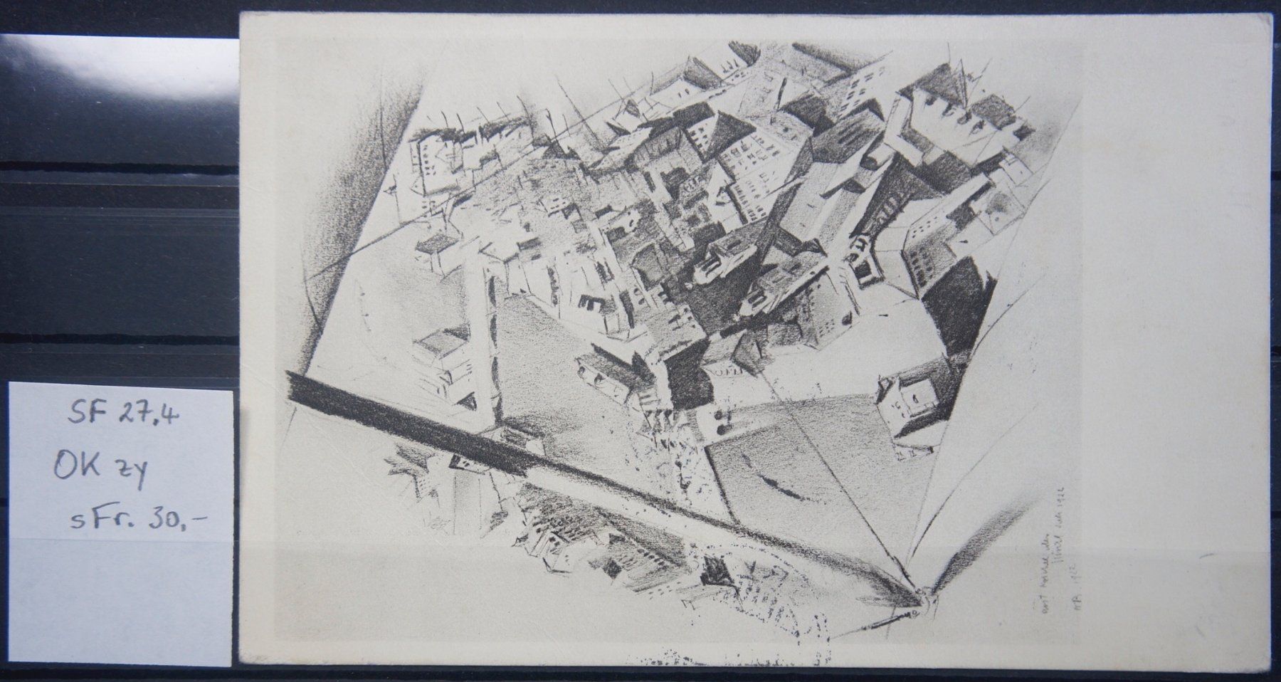 Tutti i francobolli: CH - Flugpost - Sonderflug - SF 27.4 – Usato da Rombach venduto da VENTIS-Auktionen 1