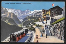Schynige - Platte - Bahn Hotel Bellevue und Lauterbrunnental