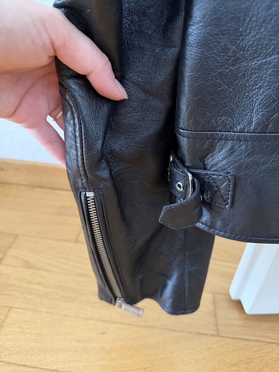 Dsquared2 Giacche: Dsquared2 Leather Jacket - Men's Size 56- Black Biker – Nuovo (secondo la descrizione) da Oberengstringen venduto da Titina90 7