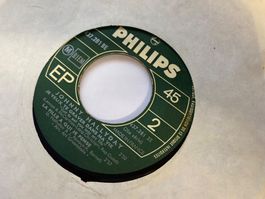 Disque vinyle Johnny Hallyday 45T EP Philips