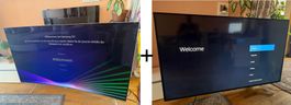 2x TV Samsung Curved Smart TV UE65KS7800UXZG/Sony KD-75XG809