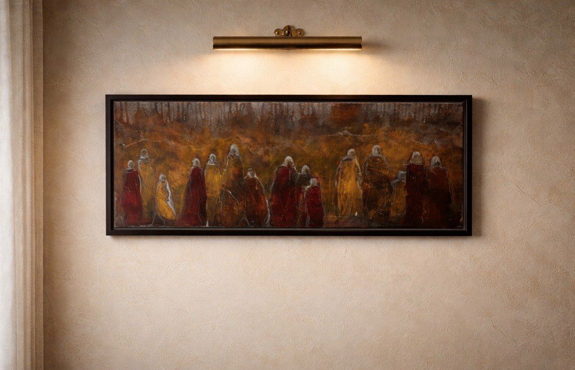 Dipinti: Christine Imstepf "Le rassemblement" – Nuovo (secondo la descrizione) da Vétroz venduto da Peinture_Intuitive