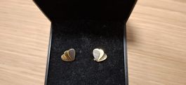 Ohrstecker in Weiss-, Gelb- und Rotgold (mit Stempel 750)