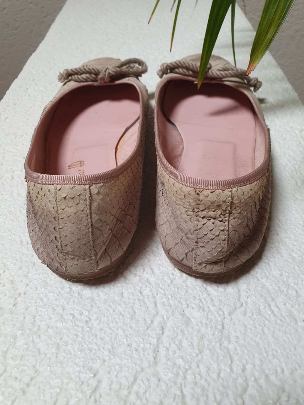 Scarpe da donna: Pretty Ballerinas, Schlangenoptik, Gr. 37, beige – Usato da Teufen AR venduto da pischa 2