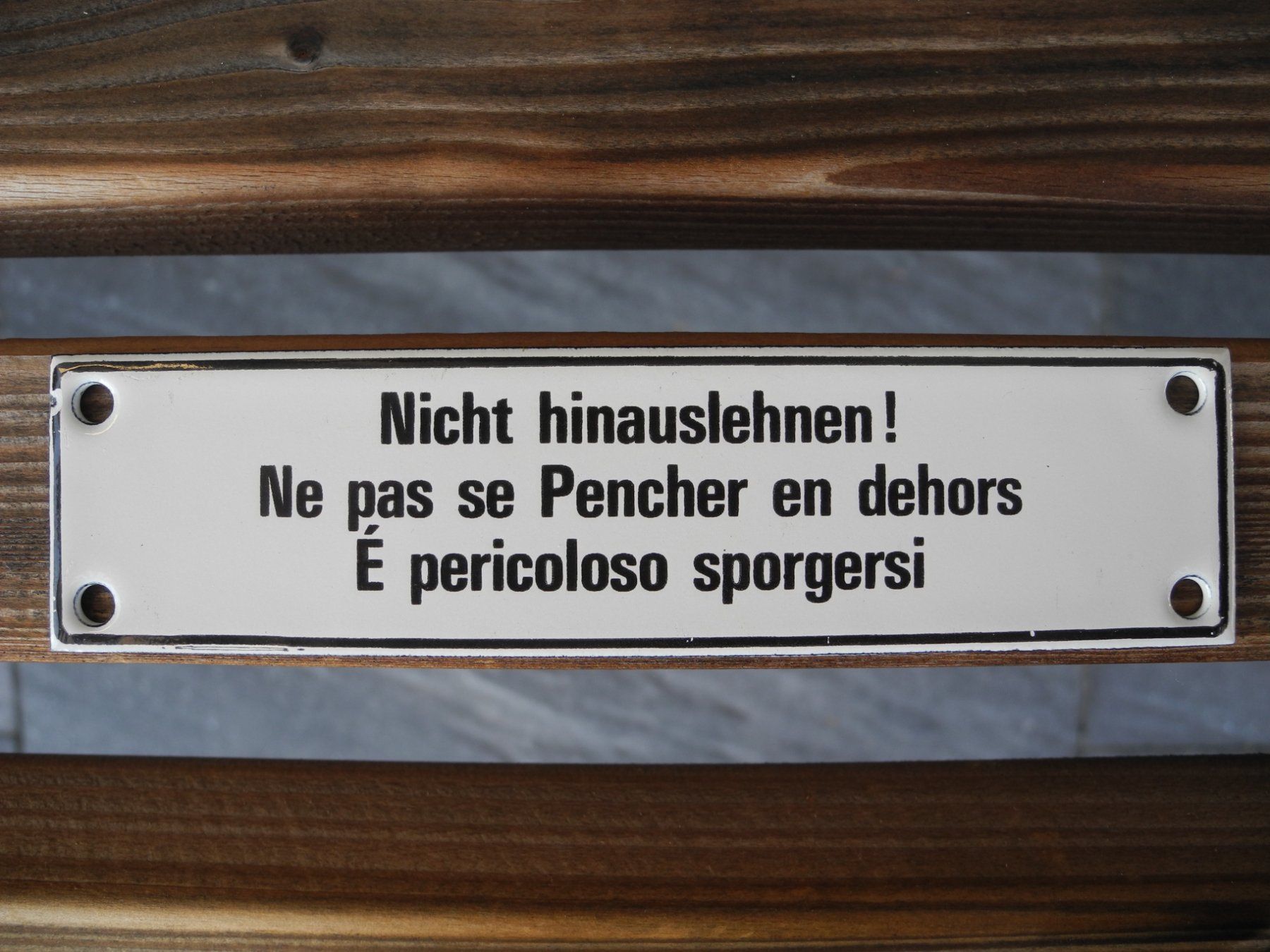 Ecriteaux: ÄLTERS BAHN EMAILSCHILD – D'occasion à Reinach AG par Huckleberrysix