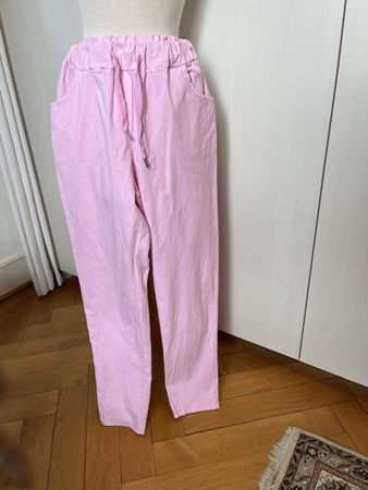 Pantalon été rose Millenium, taille unique, élastique!