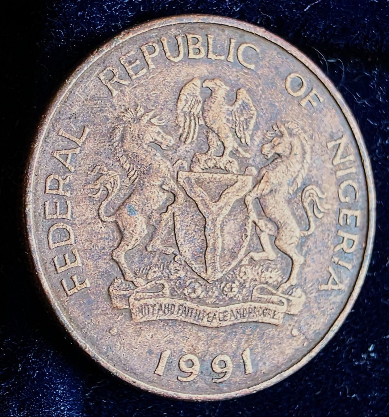 Tutti le monete: NIGERIA 25 KOBO 1991 – Usato da Winterthur venduto da Creso70 1