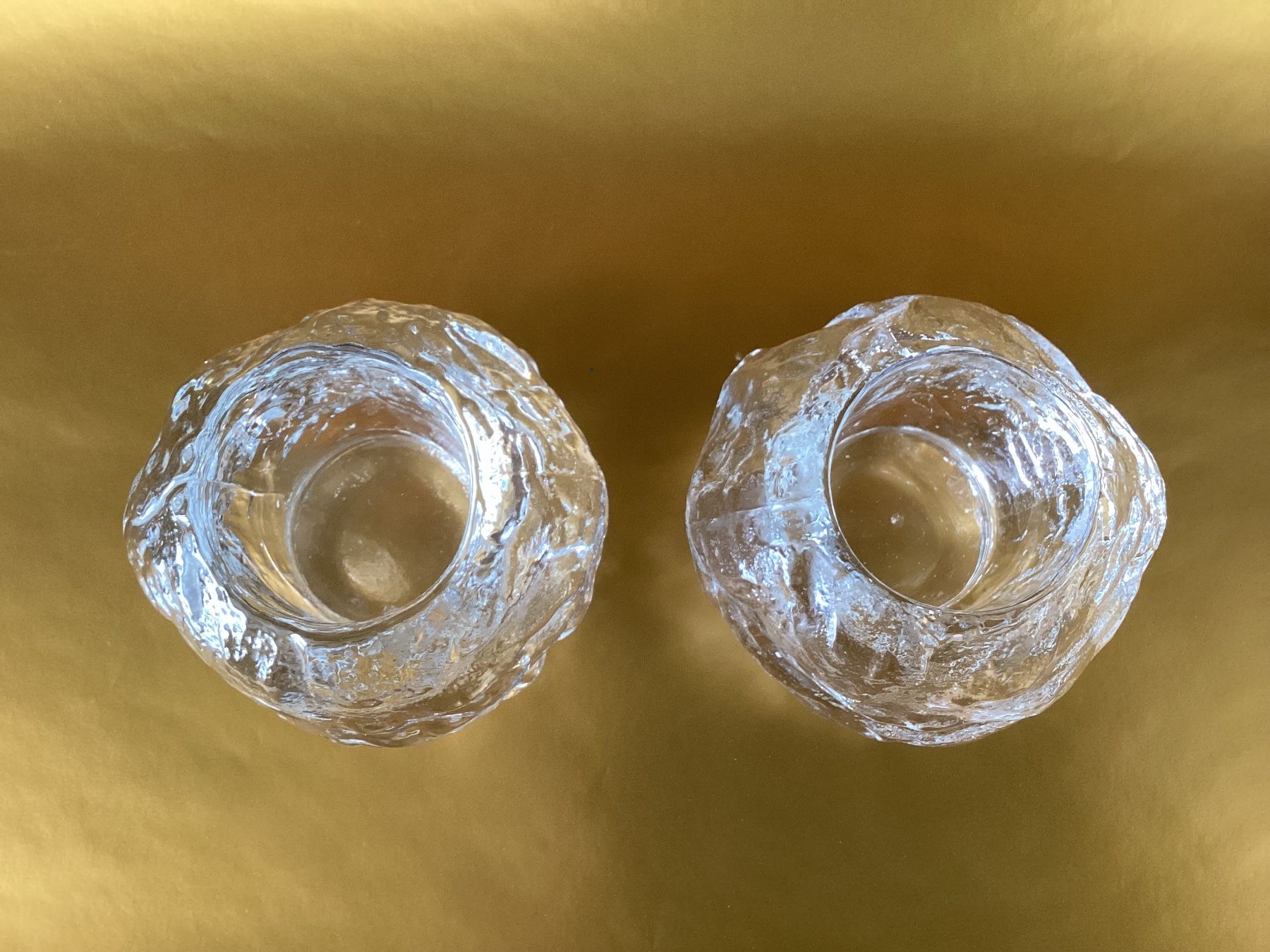 Kosta Boda Kerzenständer: Kosta Boda /  2 Teelichter /  Snowball – Gebraucht aus Beinwil am See von kae_gh7c 1