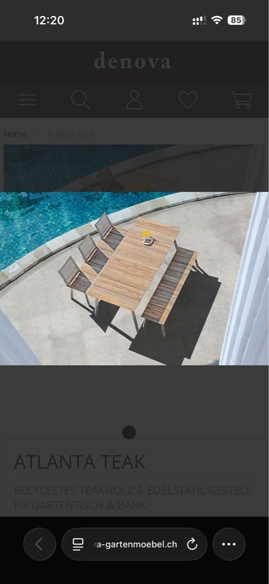 Set di tavolo e panche: Denova - Atlanta Teak - Gartenmöbel – Nuovo (secondo la descrizione) da Windisch venduto da Purky666 1