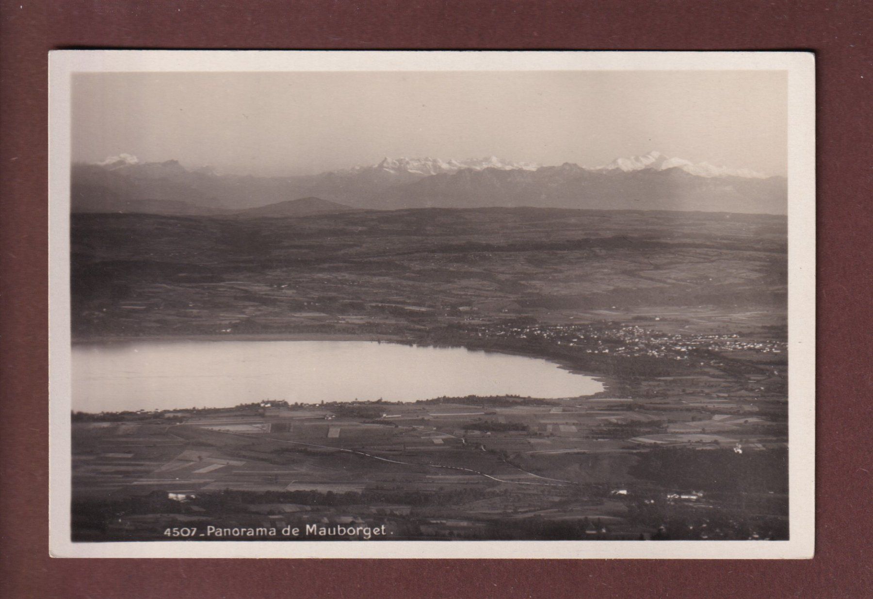 Ansichtskarten: Panorama du MAUBORGET – Gebraucht aus Pully von nicecards