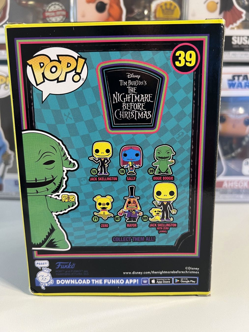Funko Statuette: Funko POP! Disney OogieBoogie (Blacklight) – Nuovo e nell'imballaggio originale da Le Mouret venduto da perfectbijou 2