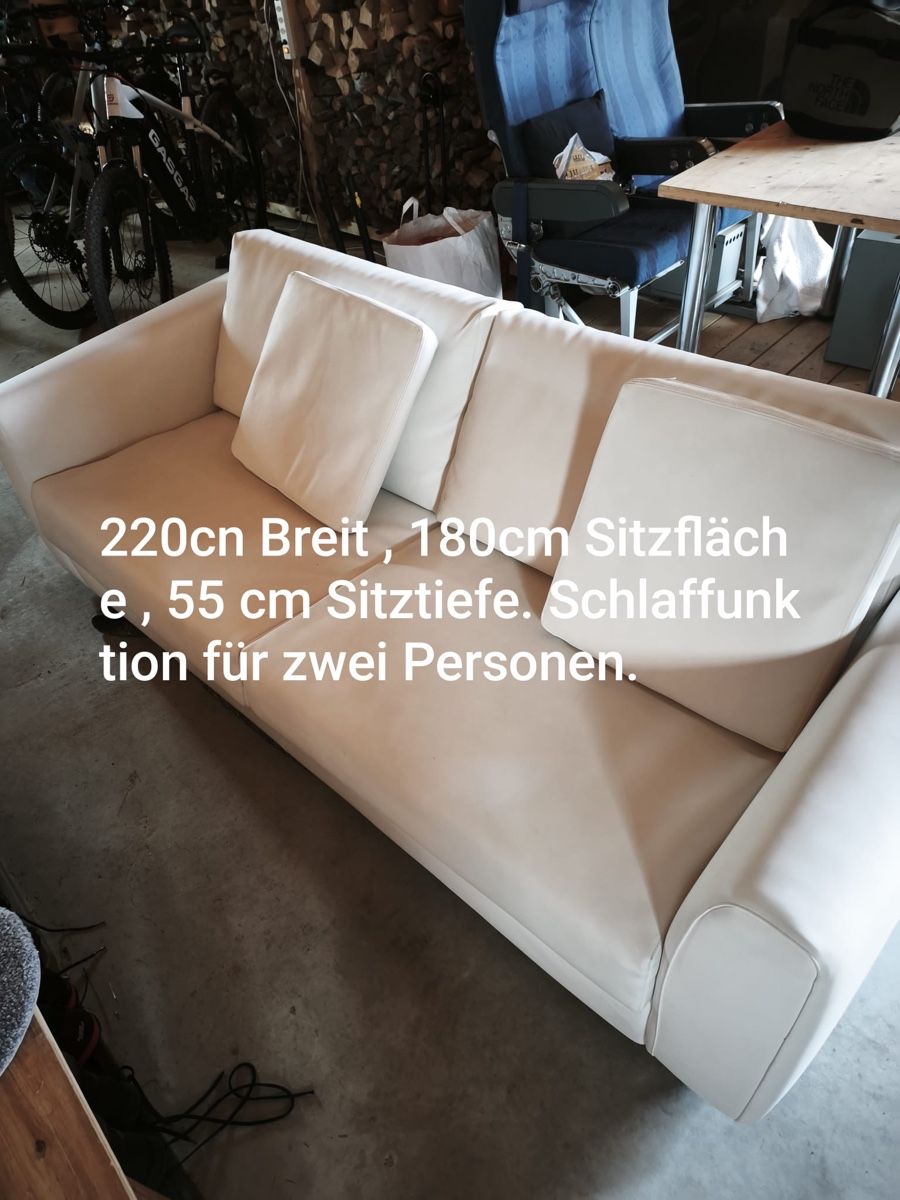 Divani: Helles Sofa mit Schlaffunktion, Top Zustand, günstig! – Usato da Rehetobel venduto da dir_b9r7 1