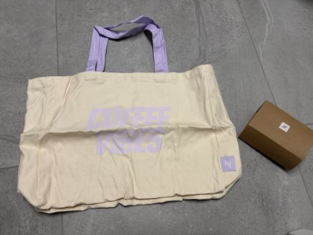 Sac Nespresso en toile beige neuf 