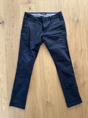 Zara Man Chino Hose schwarz, Grösse EU 42