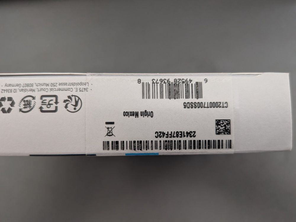 Crucial Dischi rigidi: CRUCIAL T700 SSD 2TB mit Kühlkörper PCIe 5.0 Neu+ungeöffnet – Nuovo e nell'imballaggio originale da Siebnen venduto da Pasqy 2