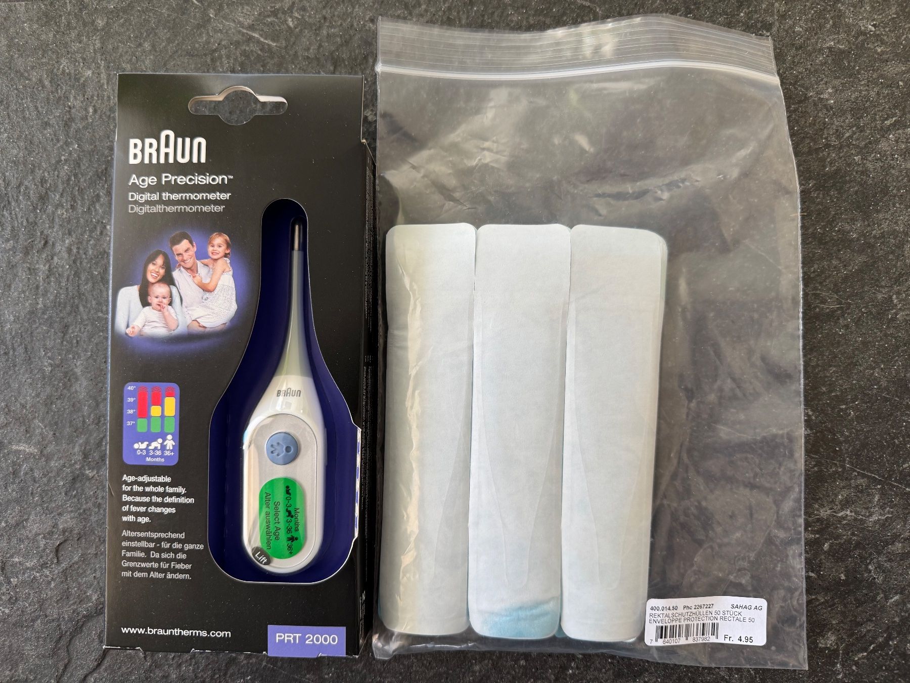 Altro per la casa: Fieberthermometer plus Schutzhüllen – Nuovo e nell'imballaggio originale da Buchs SG venduto da ald_c797
