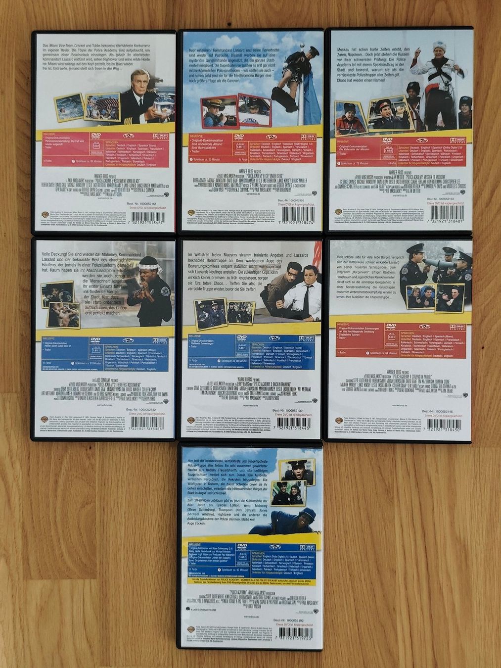 Alle DVDs: Police Academy - Teil 1-7 - DVD Sammlung – Gebraucht aus Wil SG von anhe87 1