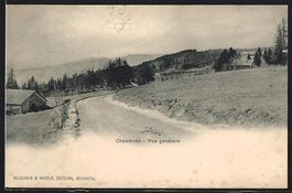AK Chaumont /NE, Vue générale, 1900
