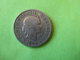 Schweiz 1880, 5 Rappen
