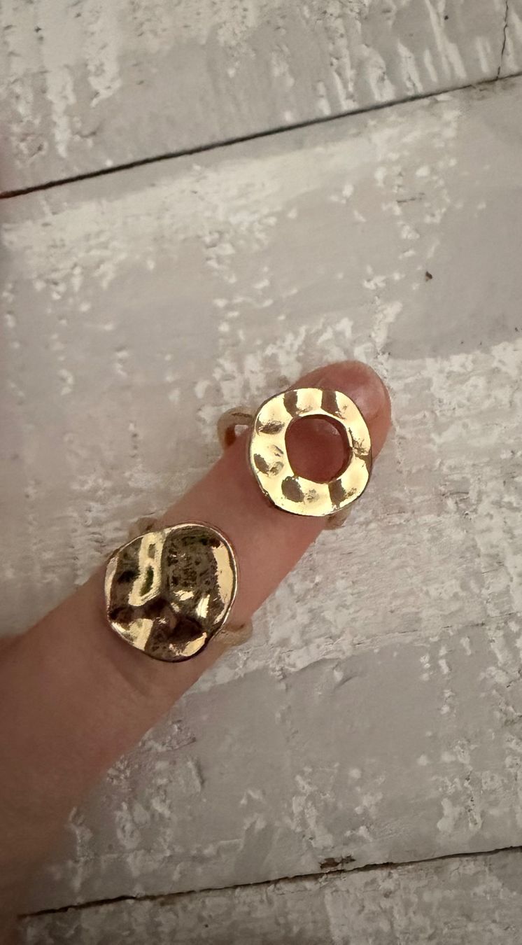 Anelli: 2x Ringe Gold-Look Grösse 52, Modeschmuck – Usato da Küsnacht ZH venduto da ngr_ks7w