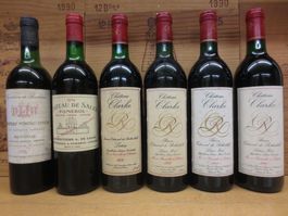 6 Fl. Bordeaux 1976 - 1990 (Lot 23)