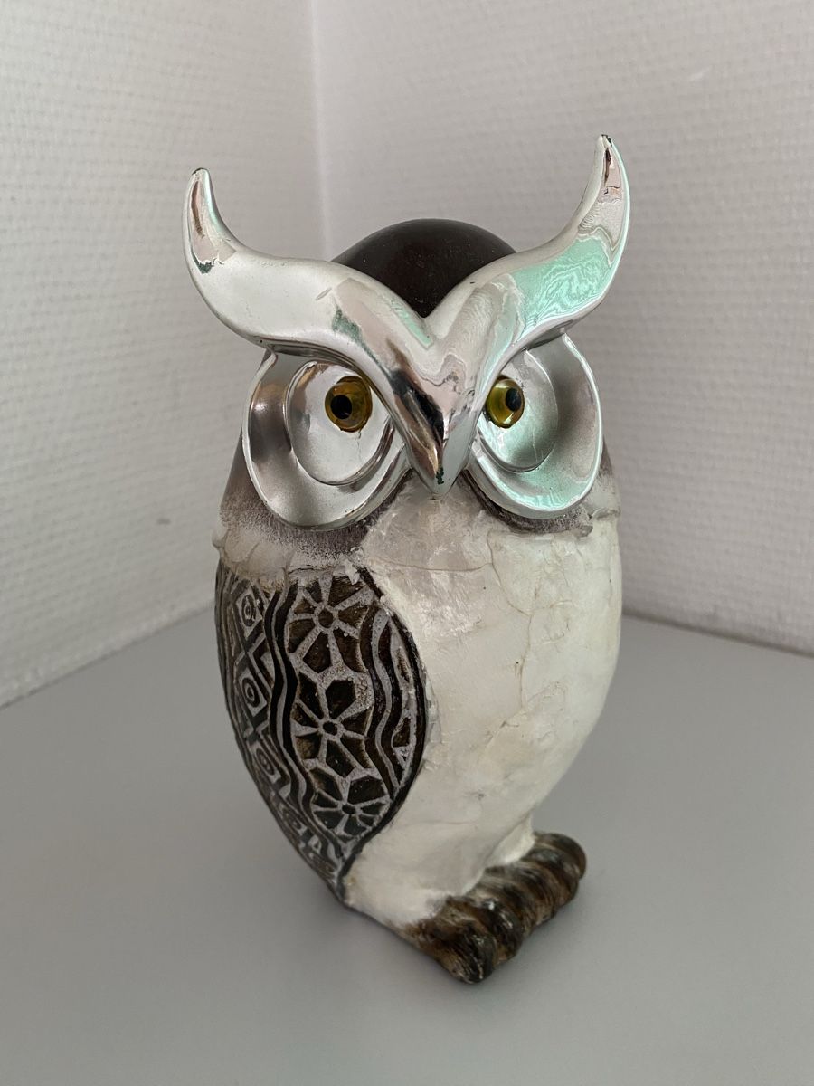 Tutte le decorazioni: Deko Eule aus Holz und Metall, Top! – Usato da Eich venduto da ka_st