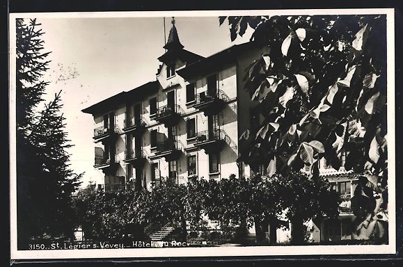 Cartoline postali: AK St. Légier, Hotel du Roc, 1930 – Usato da Berlin venduto da bartko-reher