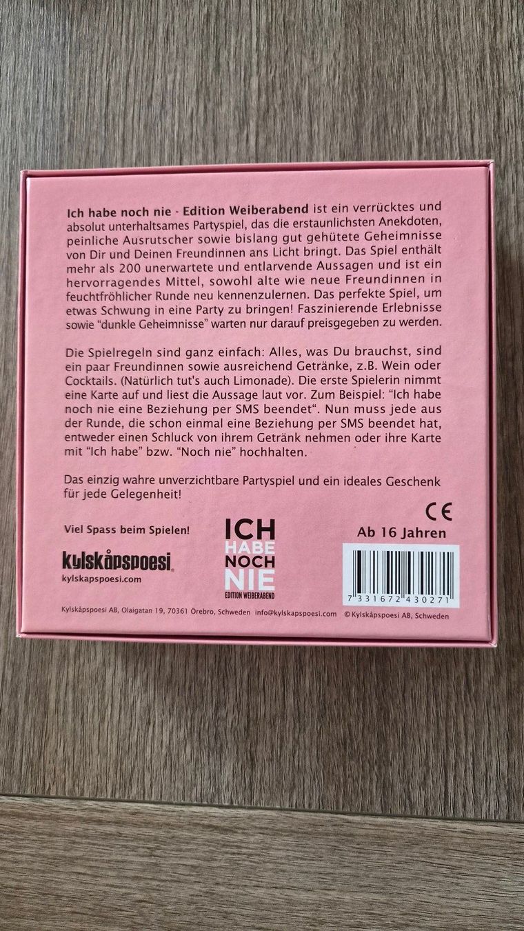 Giochi: Spiel: ich habe noch nie – Nuovo e nell'imballaggio originale da Kleinandelfingen venduto da jessi2209 1