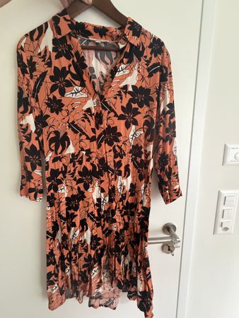 Esprit Tropical Print Shirt Dress
