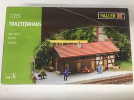Faller Spur N 222251 Toilettenhaus neu in verschweisster OVP