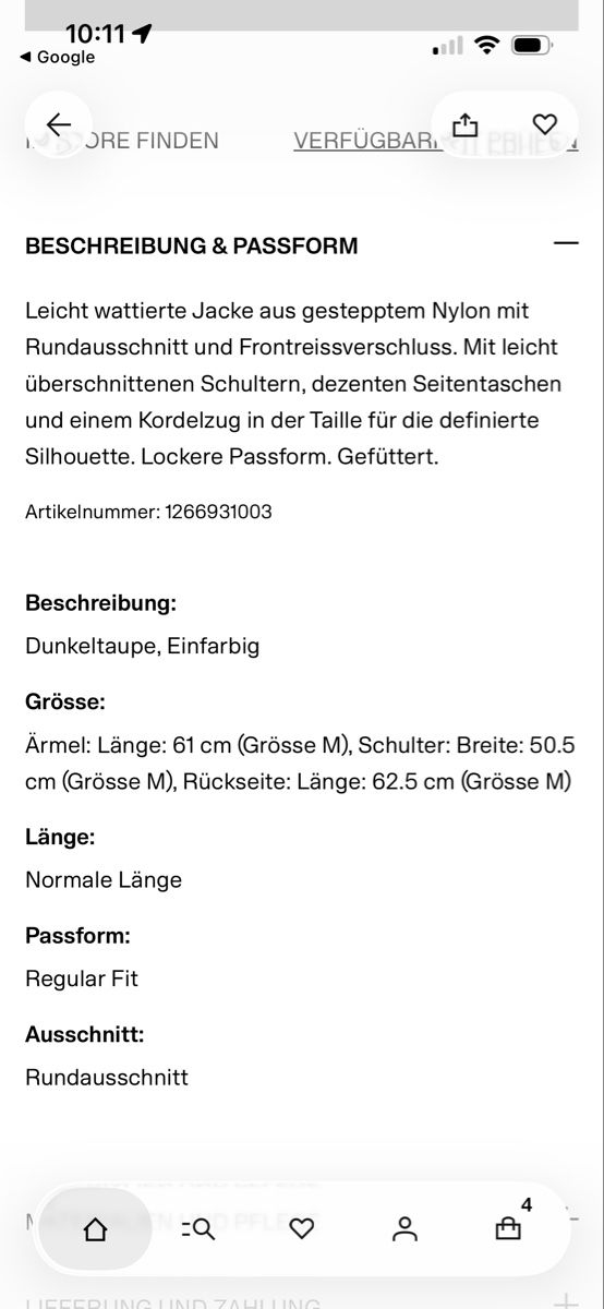 H&M Jacken: Steppjacke – Neu (gemäss Beschreibung) aus Lohn SH von Microzoff 2