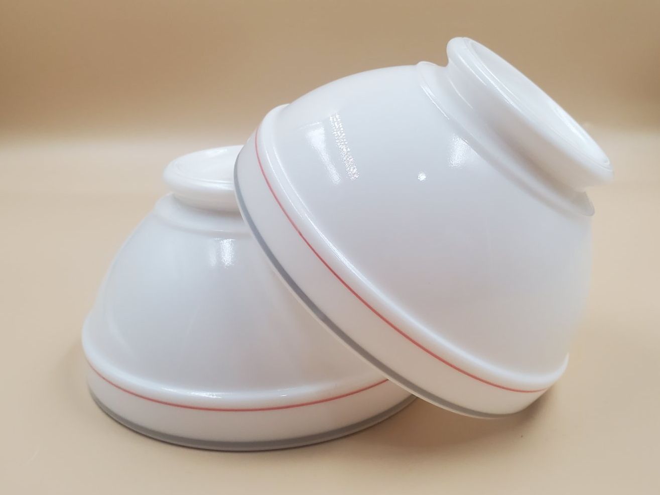 Ciotole: Paire de bols opaline blanche Arcopal – Usato da Rennaz venduto da La_malle_du_dauphin 3