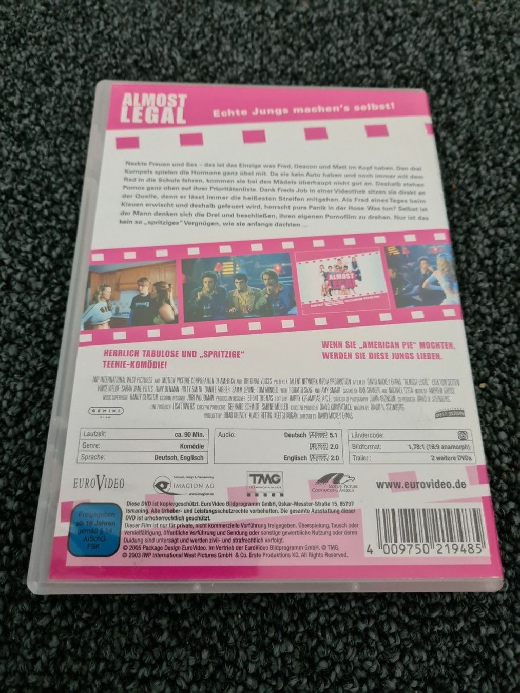 Tutti i DVDs: ALMOST LEGAL(8520) – Usato da Ruswil venduto da Ruck.Zuck. 1